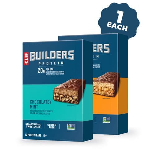 Clif CLIF BUILDERS + Caffeine Plant Based Protein Bars