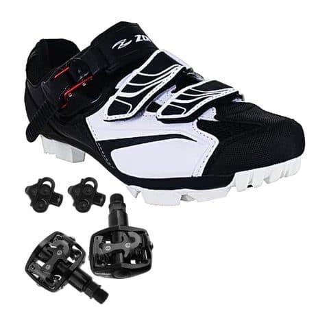 Zol Zol Trail Plus MTB and Indoor Cycling Shoes Pedals & Cleats